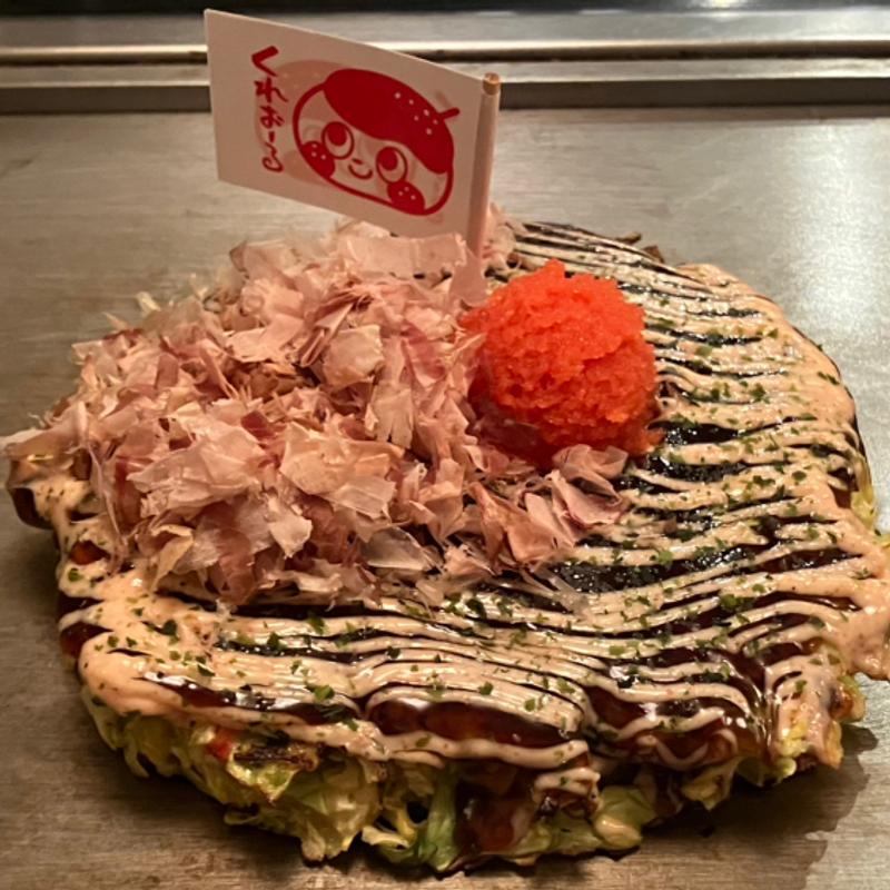 もちチーズの明太子のお好み焼き(道頓堀酒場くれおーる)