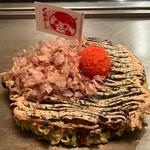 もちチーズの明太子のお好み焼き(道頓堀酒場くれおーる)