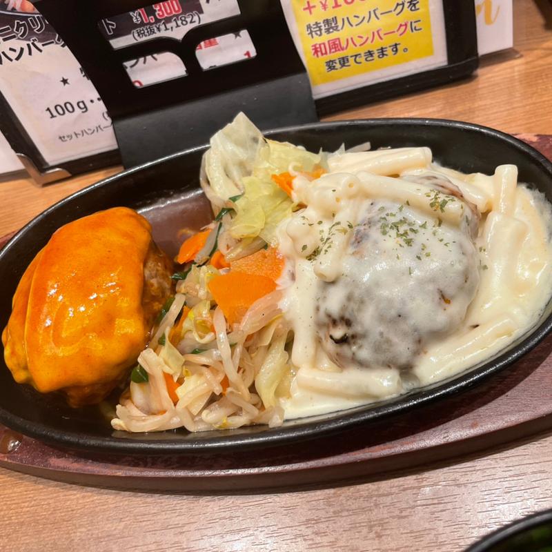 ダブルハンバーグ(ぶどう亭 )