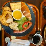 塩パンモーニングセット(グルマンヴィタル 長者町店)