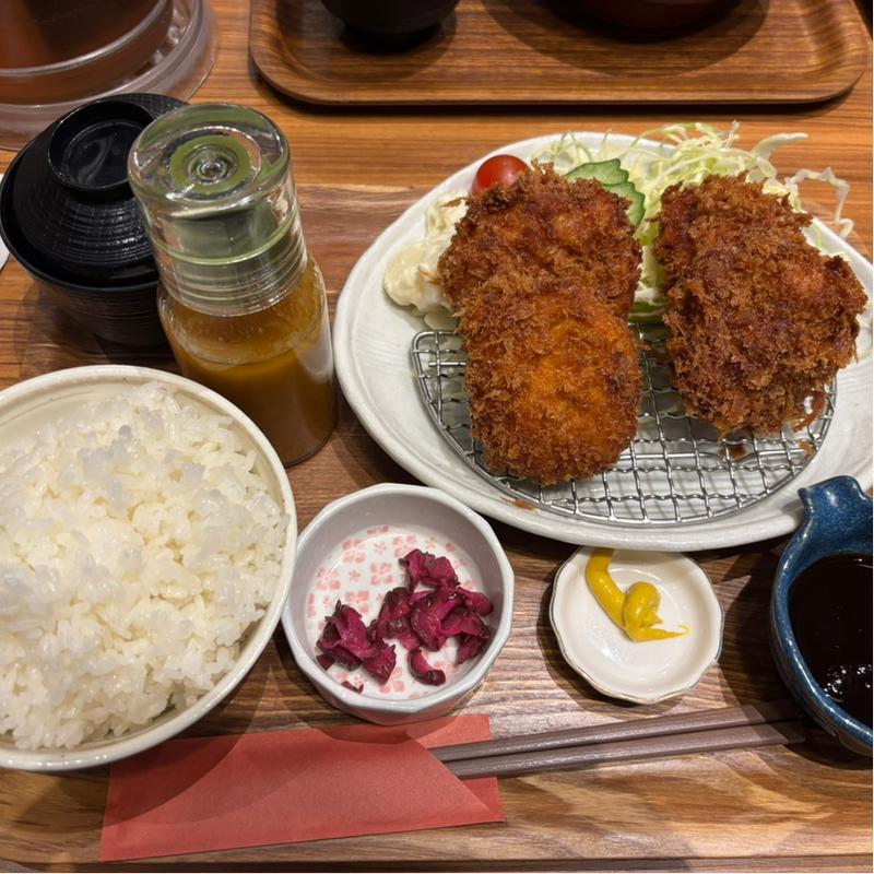 チキンカツ定食(おんどり亭 MARK IS静岡店 )