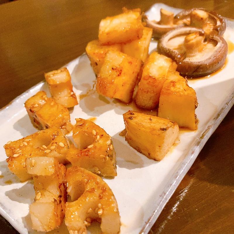 三種の野菜グリル(鉄板料理 みかど)