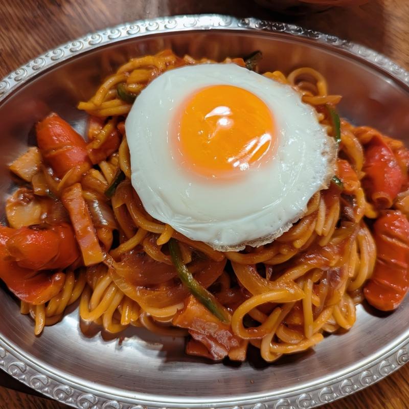 炒めスパゲティ  ナポリタン(ビヤホールライオン 銀座七丁目店)