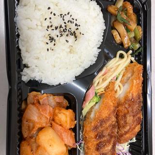 日替わりランチ　イカフライ(テイクアウト&デリ musha)