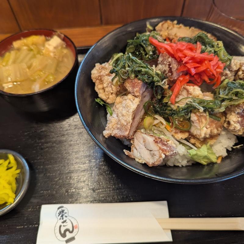 唐揚げ丼(大衆食堂柴さん)
