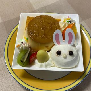 イースターうみたて卵プリンのアラモード(シャトレーゼ 津島店)