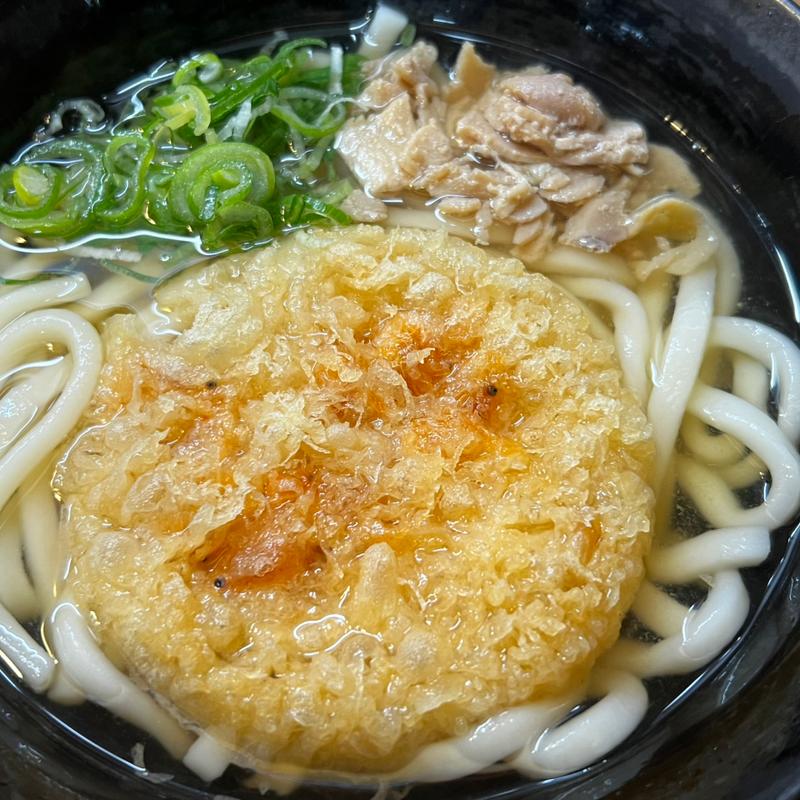 えびかきあげうどん(玄海うどん店)