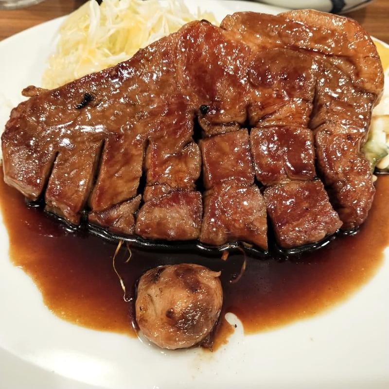 トンテキ定食 200g(大阪トンテキ 天神橋筋店)