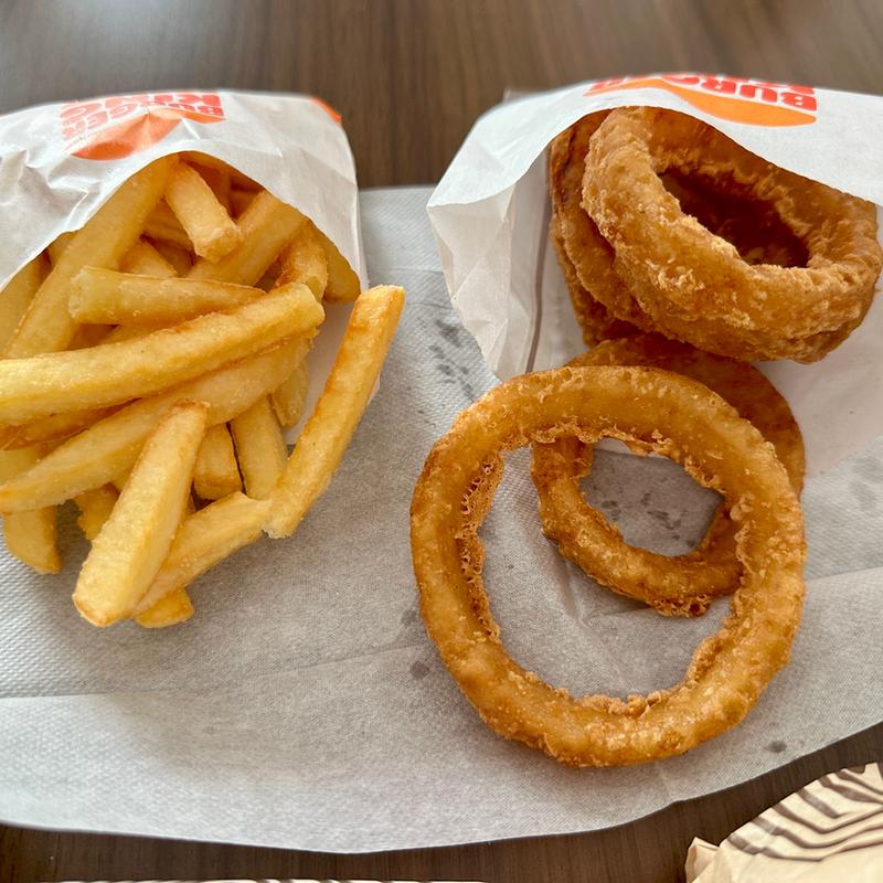 オニオンリング、フレンチフライ(バーガーキング 錦糸町北口店)