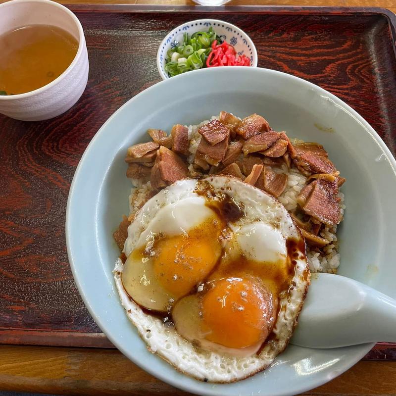カレー焼豚玉子飯(大黒屋飯店 )