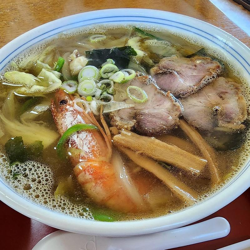 海鮮ラーメン(レストハウス・いながわ)