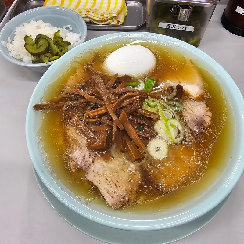 中華そば ゆで卵 メンマ(中野 邦ちゃんラーメン)