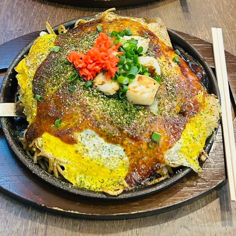 広島風お好み焼　イカ(かわせみ)