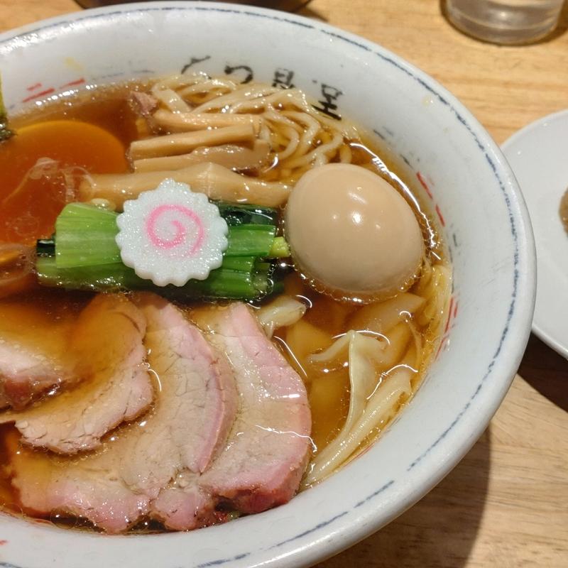 中華そば味玉子入り(とら食堂 福岡分店)