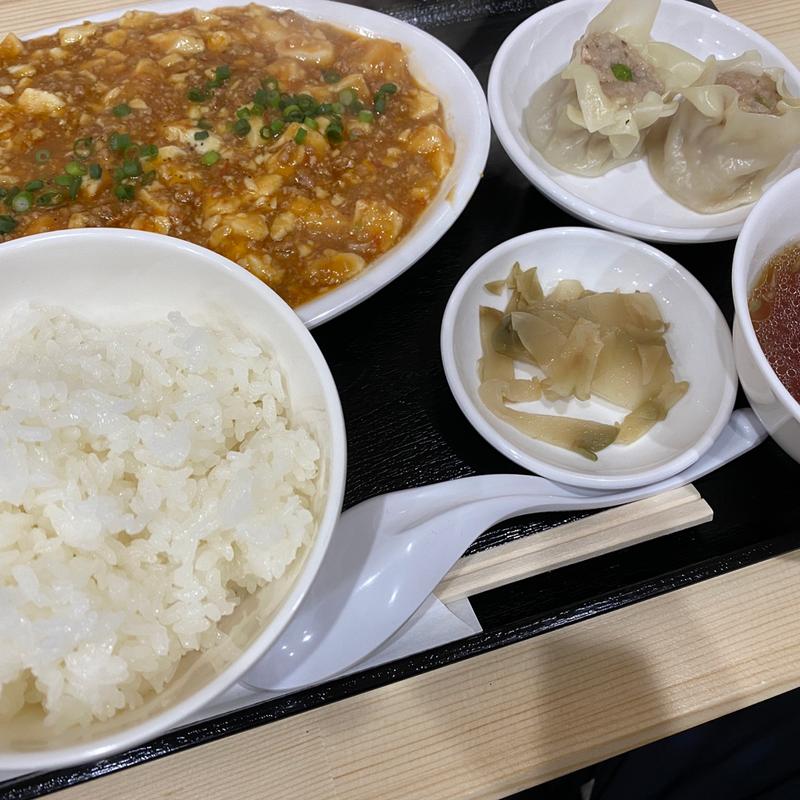 麻婆豆腐定食(町中華 赤坂ランラン)
