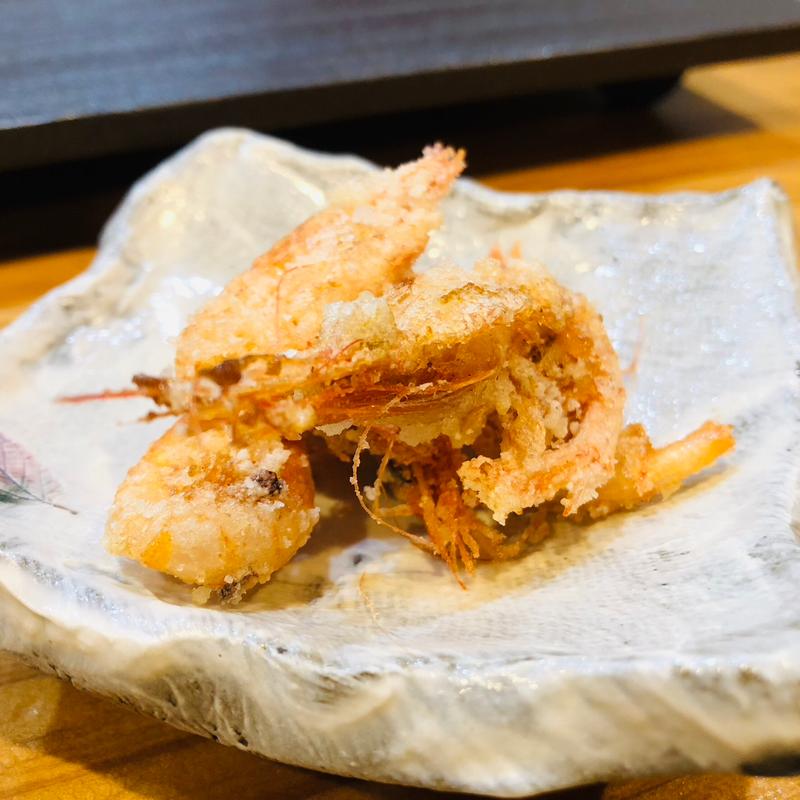 垂水産姫甘エビの唐揚げ_まぁさ膳(鮨まぁさ)