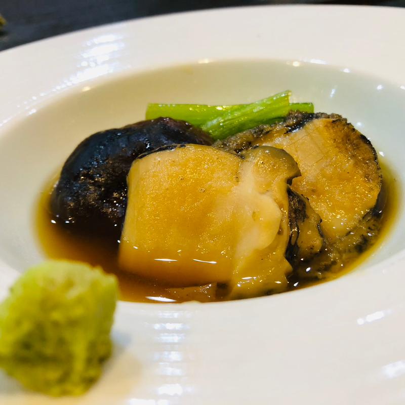 蝦夷鮑の膨ら煮_まぁさ膳(鮨まぁさ)