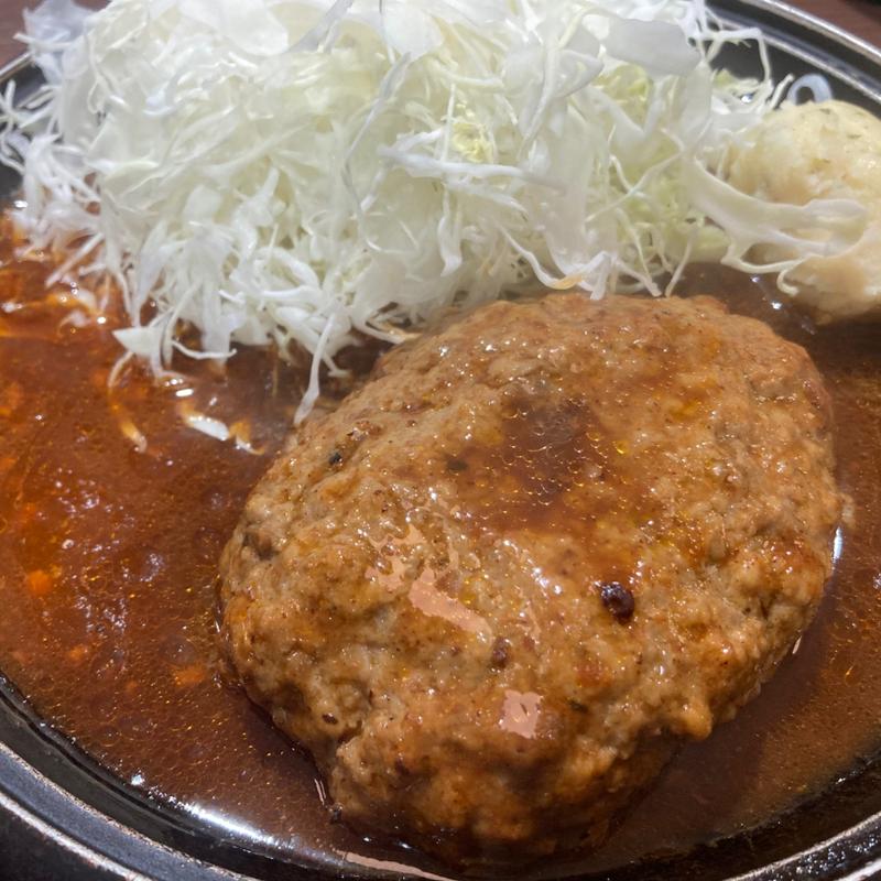 国産合挽肉ハンバーグ（単品）(肉屋食堂　たけうち)