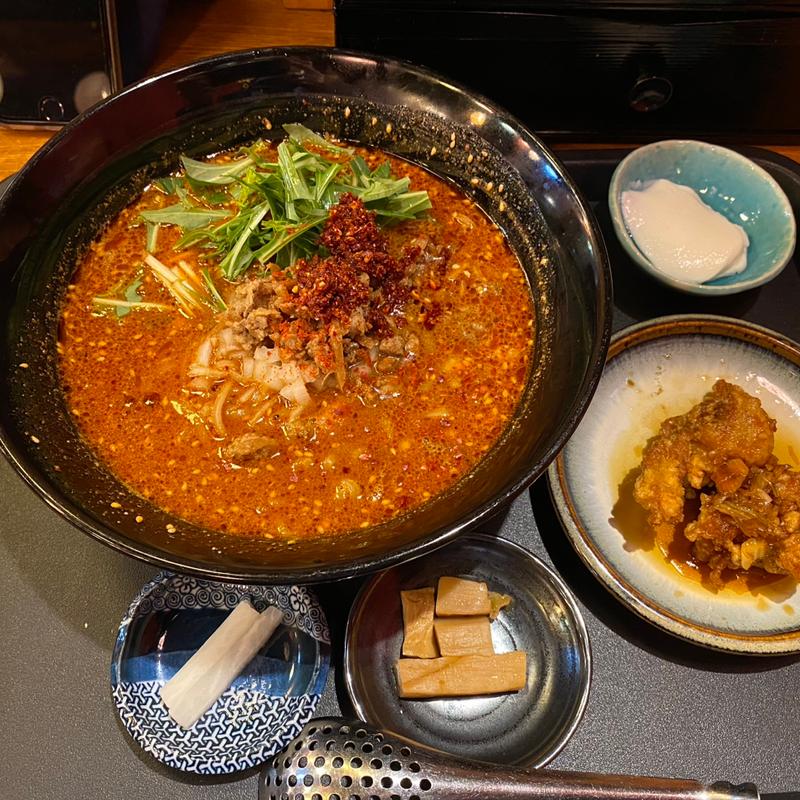 麻辣担々麺定食(麻辣専門店サカホンキッチン)