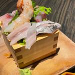 本日の刺身盛り合わせ