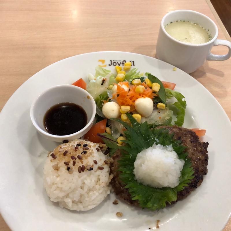 和風ハンバーグ&サラダ（カフェプレートランチ）(ジョイフル 幸手店)
