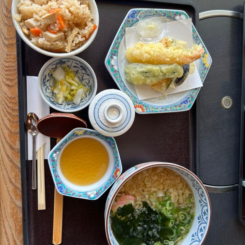 筍ご飯　きしめんセット(丹後の味処 山海屋 )