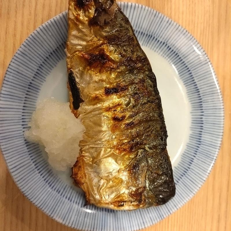 サバ塩焼き(立呑み晩杯屋 両国店)