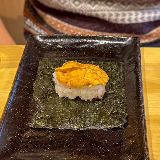 うに手巻き(名古屋 かに銀 名駅店)