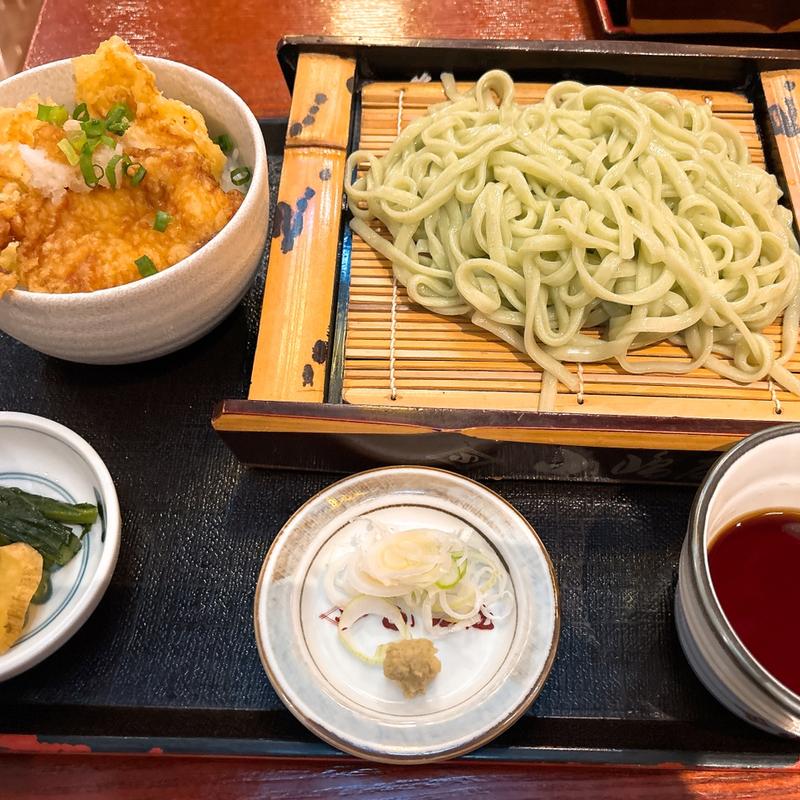 とり天丼セット(小嶋屋 和亭 )