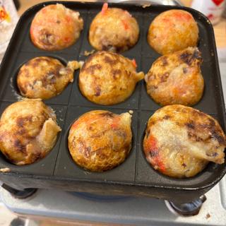 自分で焼くたこ焼き(串カツ田中 スイングモール東岡崎店)