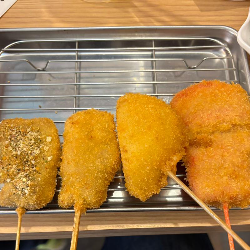 豚、ラム、玉ねぎ、紅生姜(串カツ田中 スイングモール東岡崎店)