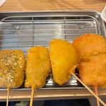 豚、ラム、玉ねぎ、紅生姜(串カツ田中 スイングモール東岡崎店)