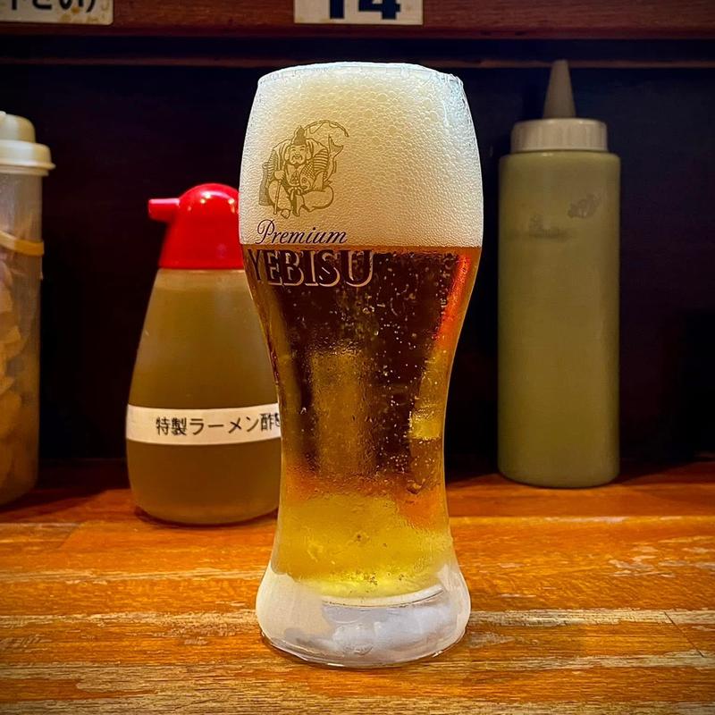 ビール(ラーメン 末廣家 )