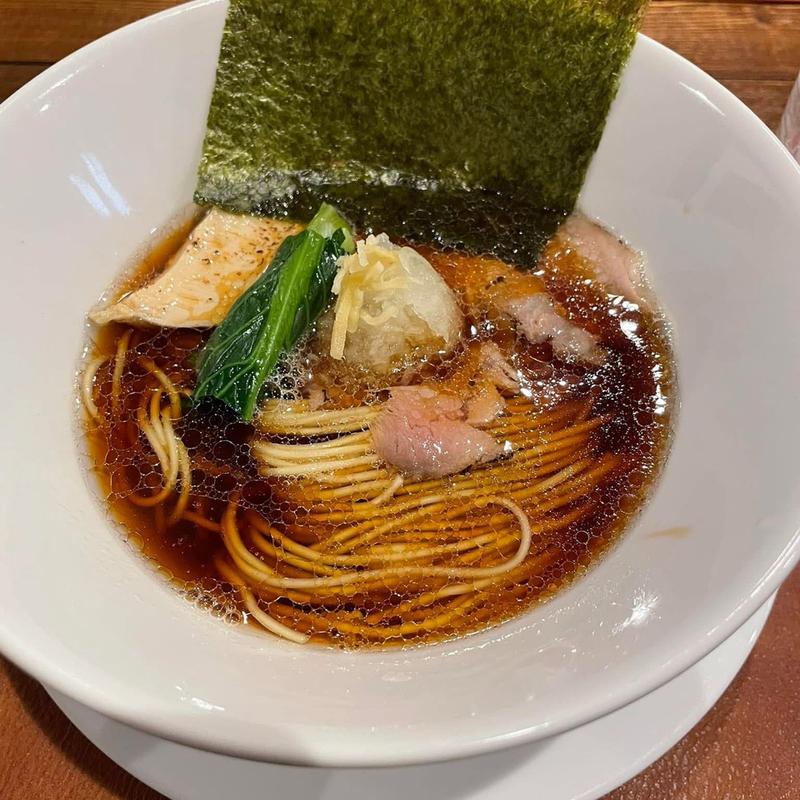 紫醤油ラーメン(らぁ麺 朝軒)