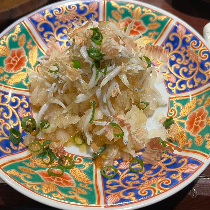 日本酒に合うおつまみ鬼おろし　閖上しらす(三枡三蔵 )