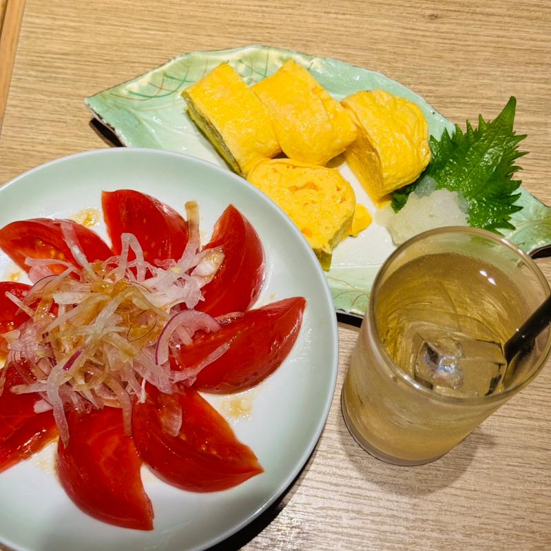 冷やしトマト(森の湯茶屋)