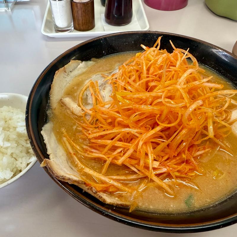 ねぎ味噌ラーメン(くるまやラーメン 東萱場店 )