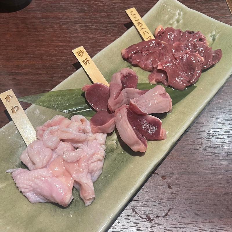 鶏焼肉（かわ・こころ・砂肝）(とりこ)