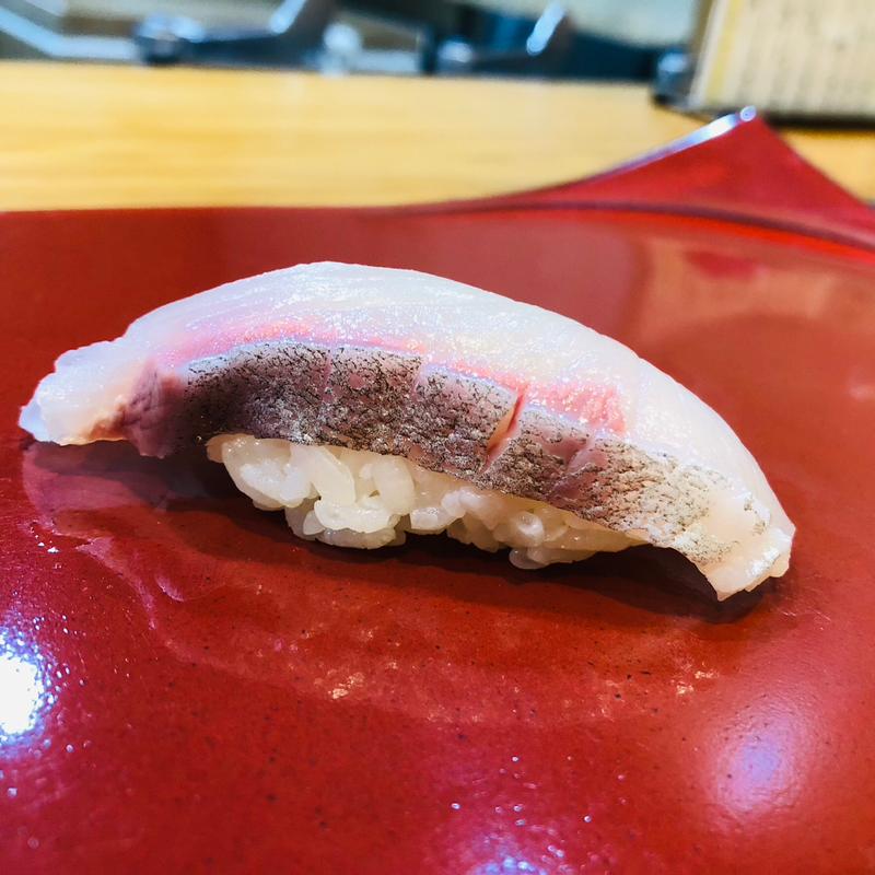 鹿児島産縞鯵_まぁさ膳(鮨まぁさ)