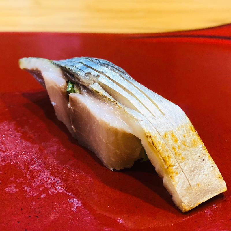 4日目のしめ鯖_まぁさ膳(鮨まぁさ)