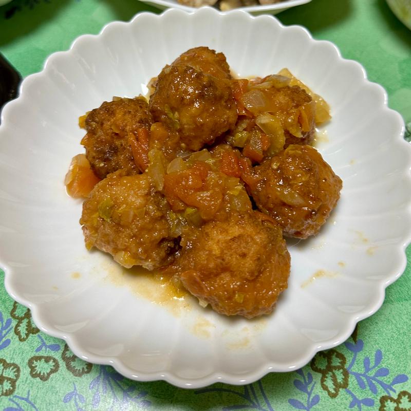 豆腐とささみ唐揚げのトマト煮(ベルクス 東墨田店)