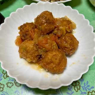 豆腐とささみ唐揚げのトマト煮(ベルクス 東墨田店)