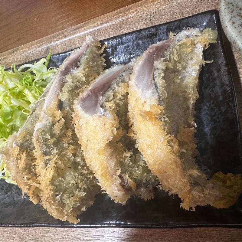 レアアジフライ（単品）(銚子直送鮮魚 魚食堂「さかなめし」 流山おおたかの森)