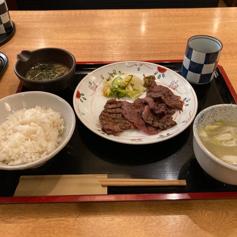 サービス牛タン定食(仙台辺見 池袋サンシャイン店)