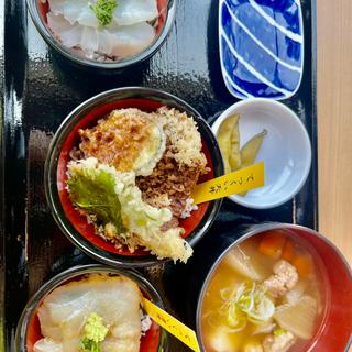 てっくい3種丼