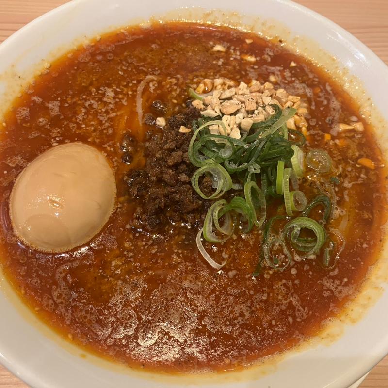 山椒担々麺味玉(京紫灯花繚乱)