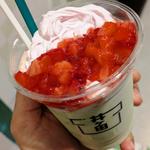 苺ずんだシェイク(お茶の井ヶ田 喜久水庵 けやきの森)