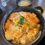 プレミアムダブルカツ丼 味噌汁