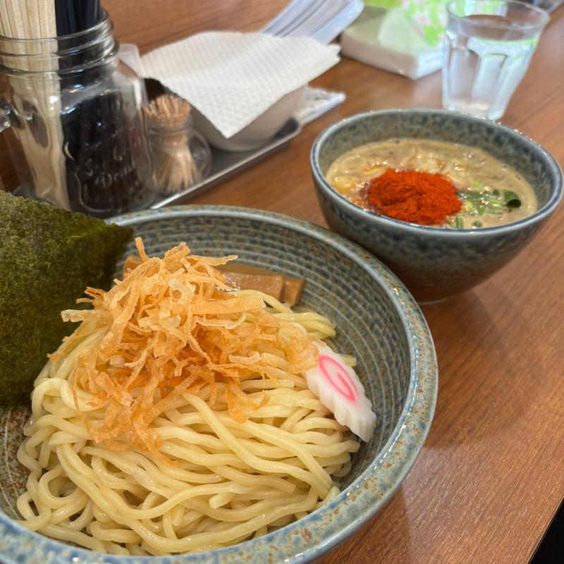 魚介とんこつ辛つけ麺(麺屋わおん)