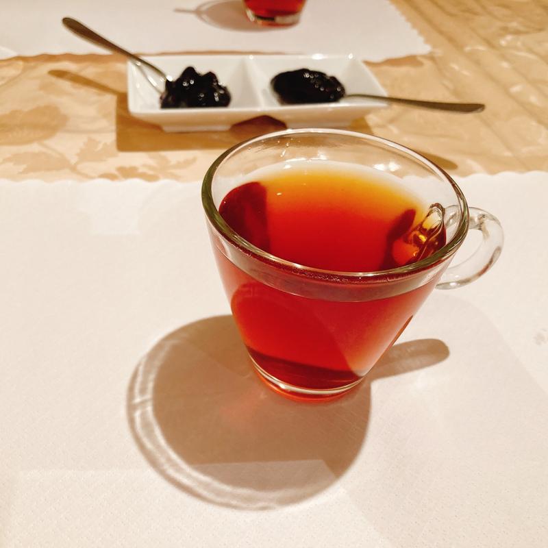 ロシアンティー、ブルーベリージャム(スメターナ)